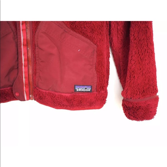 Patagonia Red Reversible Fleece Jacket Sz XS - Picture 2 of 12